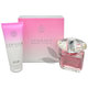 Versace Bright Crystal darilni set, toaletna voda 90 ml + losjon za telo 100 ml