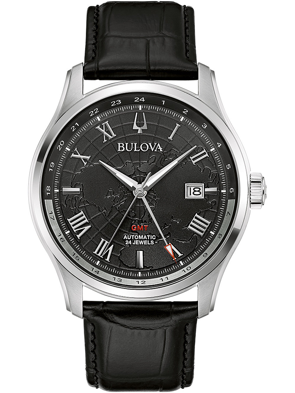 Bulova 96B387 Wilton GMT automatic 43mm 3ATM