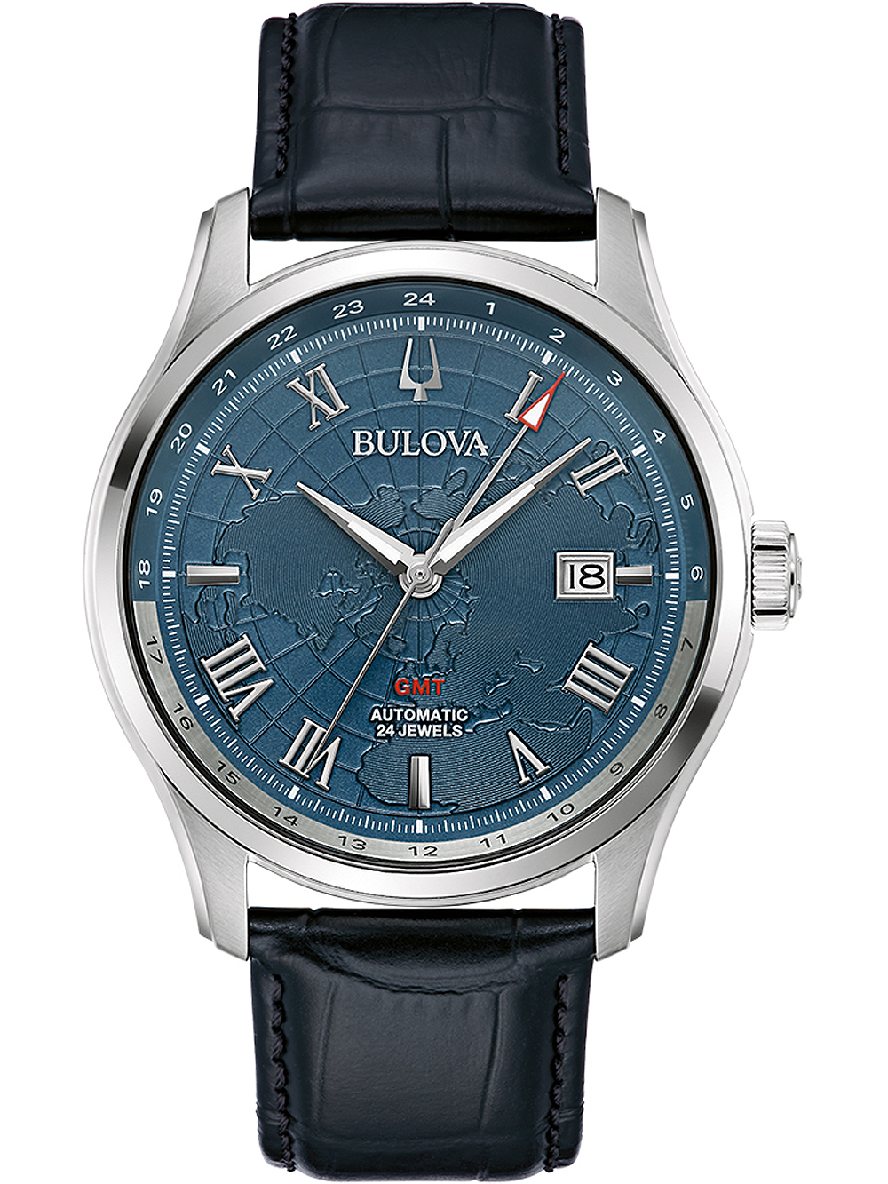 Bulova 96B385 Wilton GMT automatic 43mm 3ATM