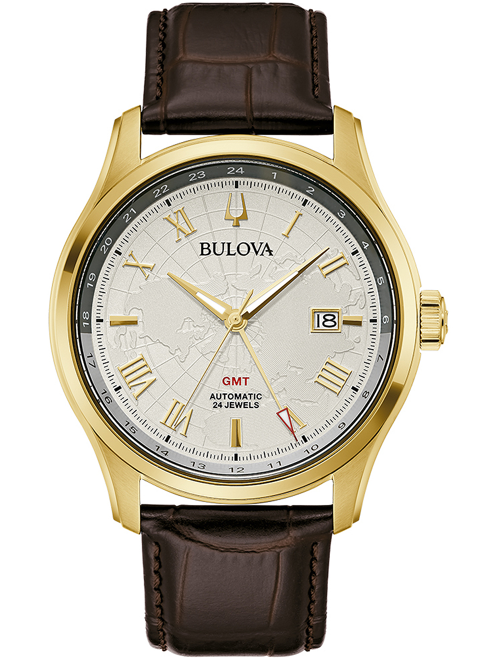 Bulova 97B210 Wilton GMT automatic 43mm 3ATM