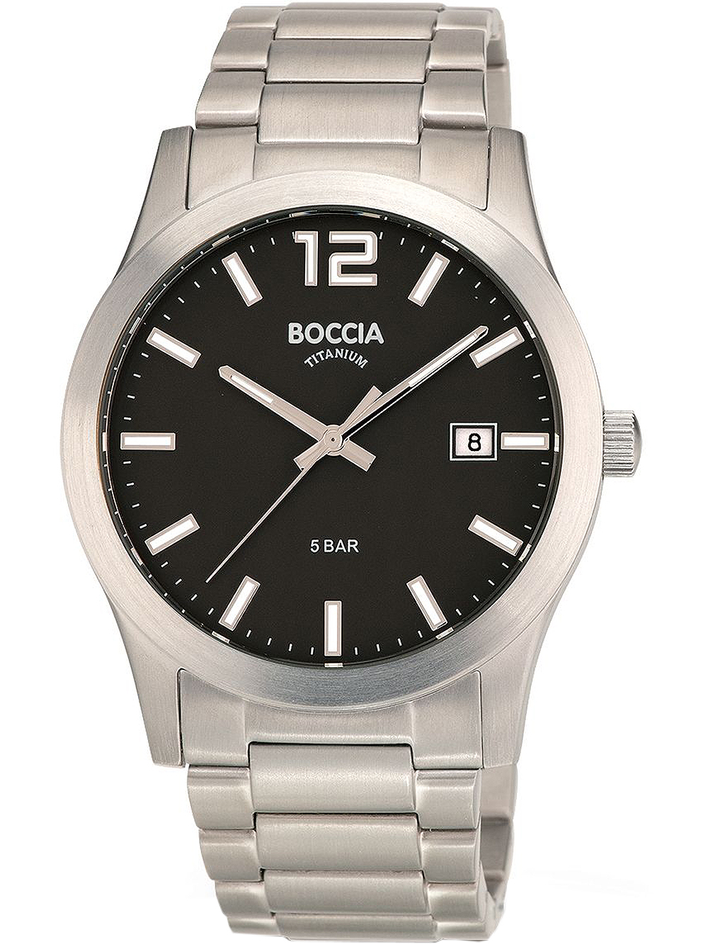 Boccia 3619-02 Men`s Watch Titanium 40mm 5ATM