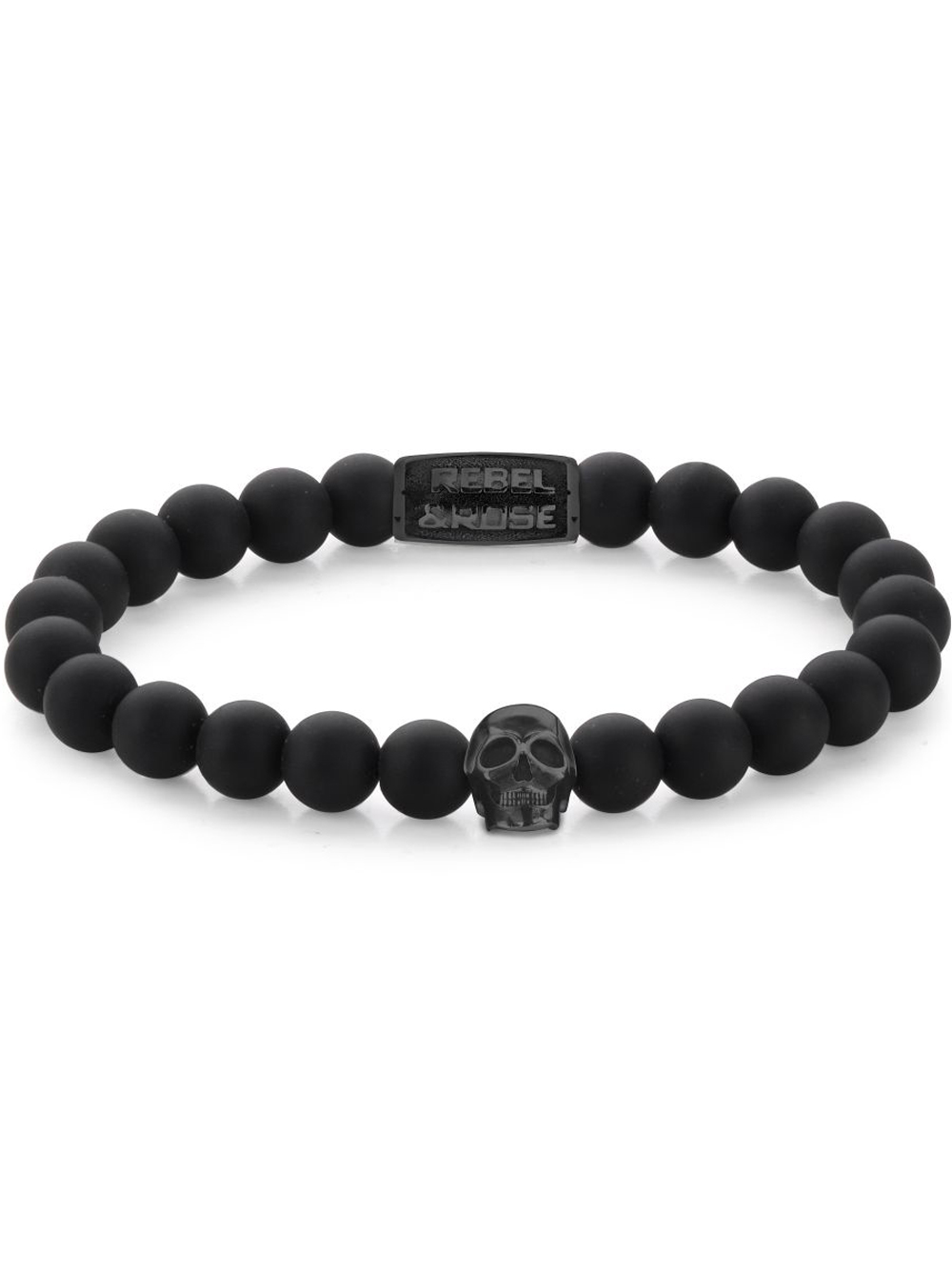 Rebel & Rose Bracelet Skull RR-SK004-B-L+ mens