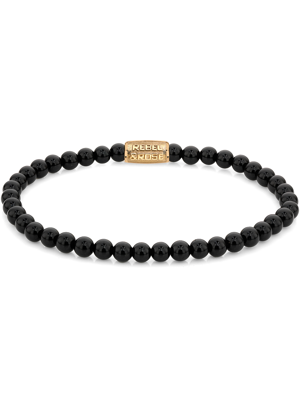 Rebel & Rose Bracelet Black Velvet RR-40108-G-S ladies