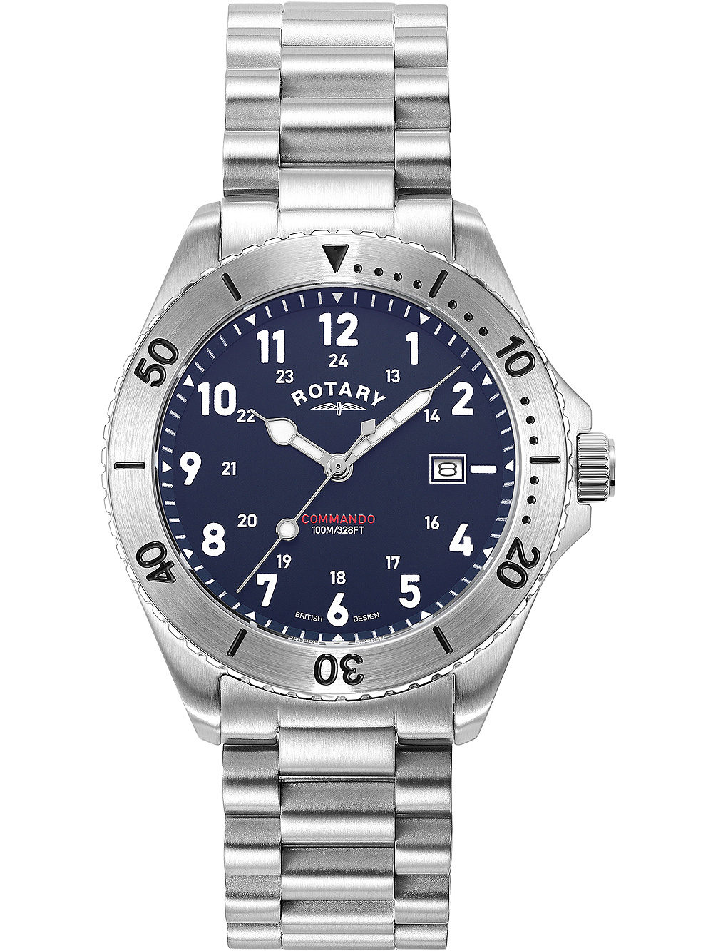 Rotary GB05475/52 Commando Mens Watch 40mm 10ATM