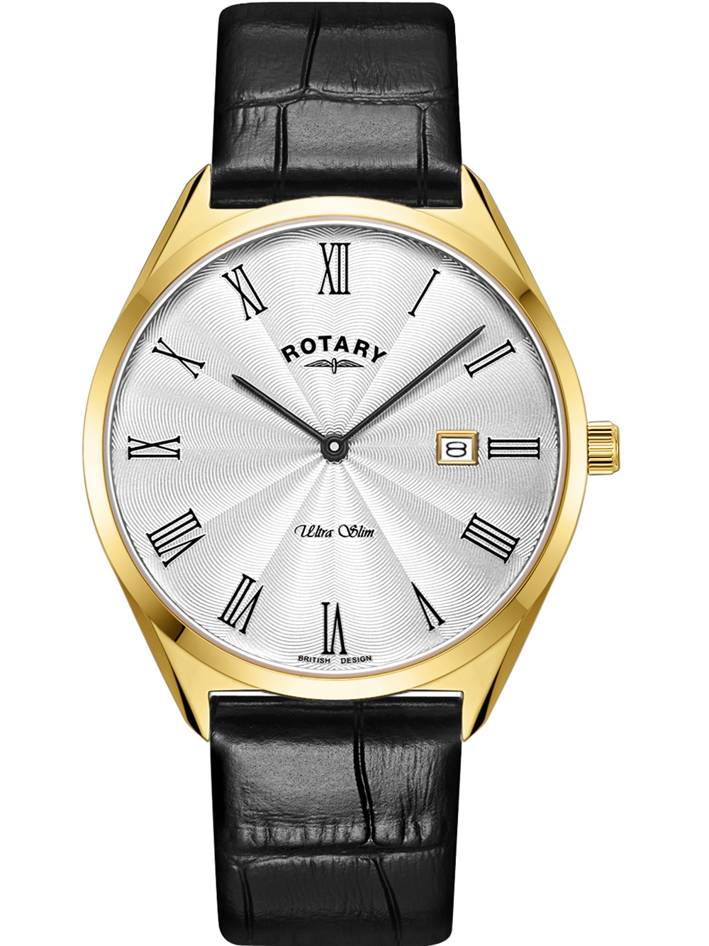 Rotary GS08013/01 Ultra Slim Mens Watch 38mm 5ATM