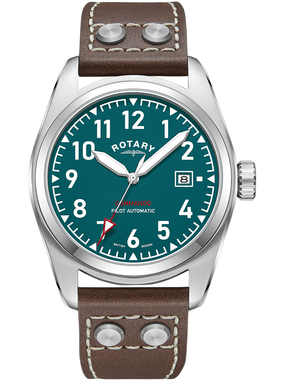 Rotary GS05470/73 Commando Mens Watch 42mm 10ATM