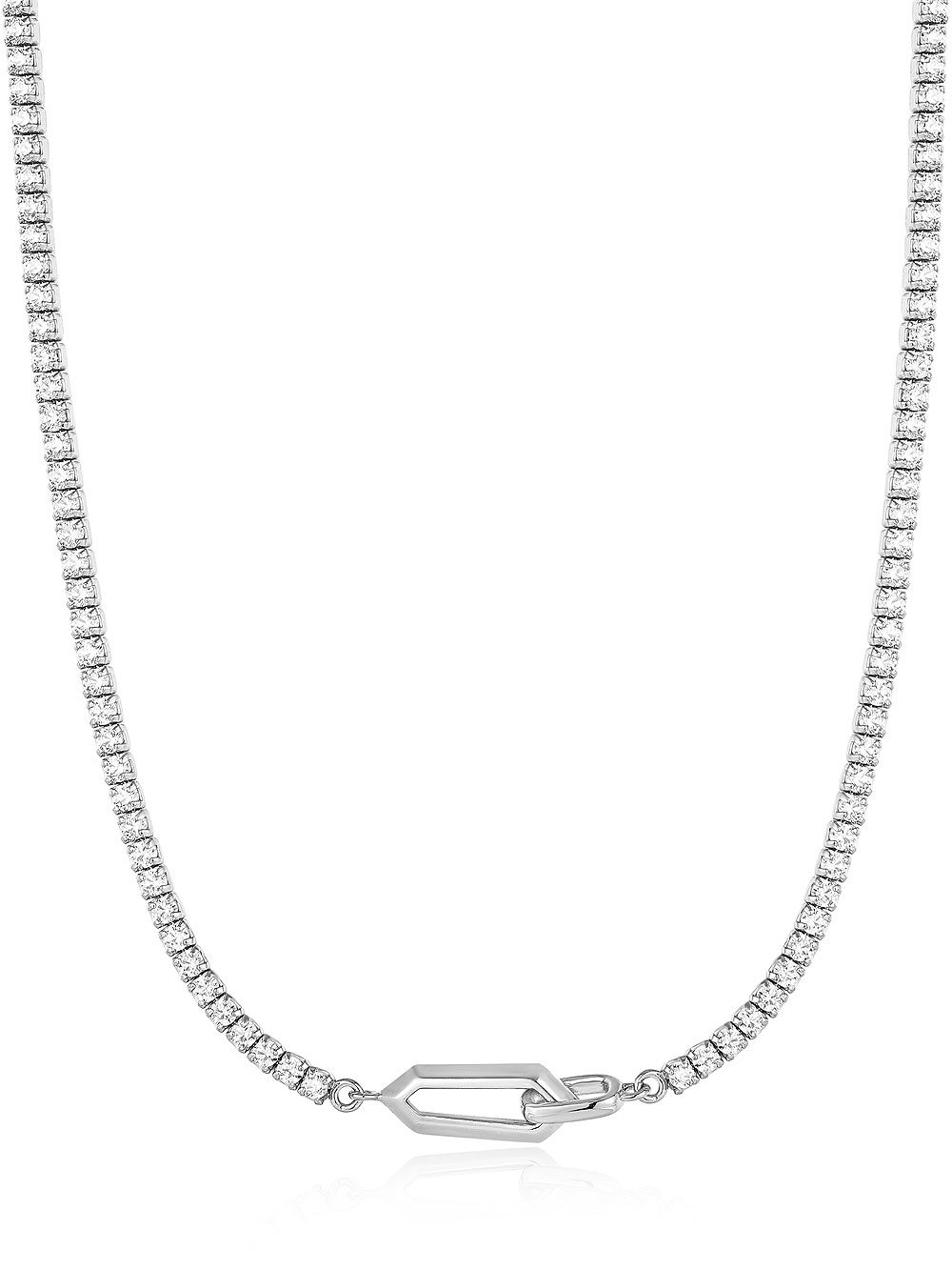 ANIA HAIE N041-03H-W Dance Til Dawn Ladies Necklace, adjustable