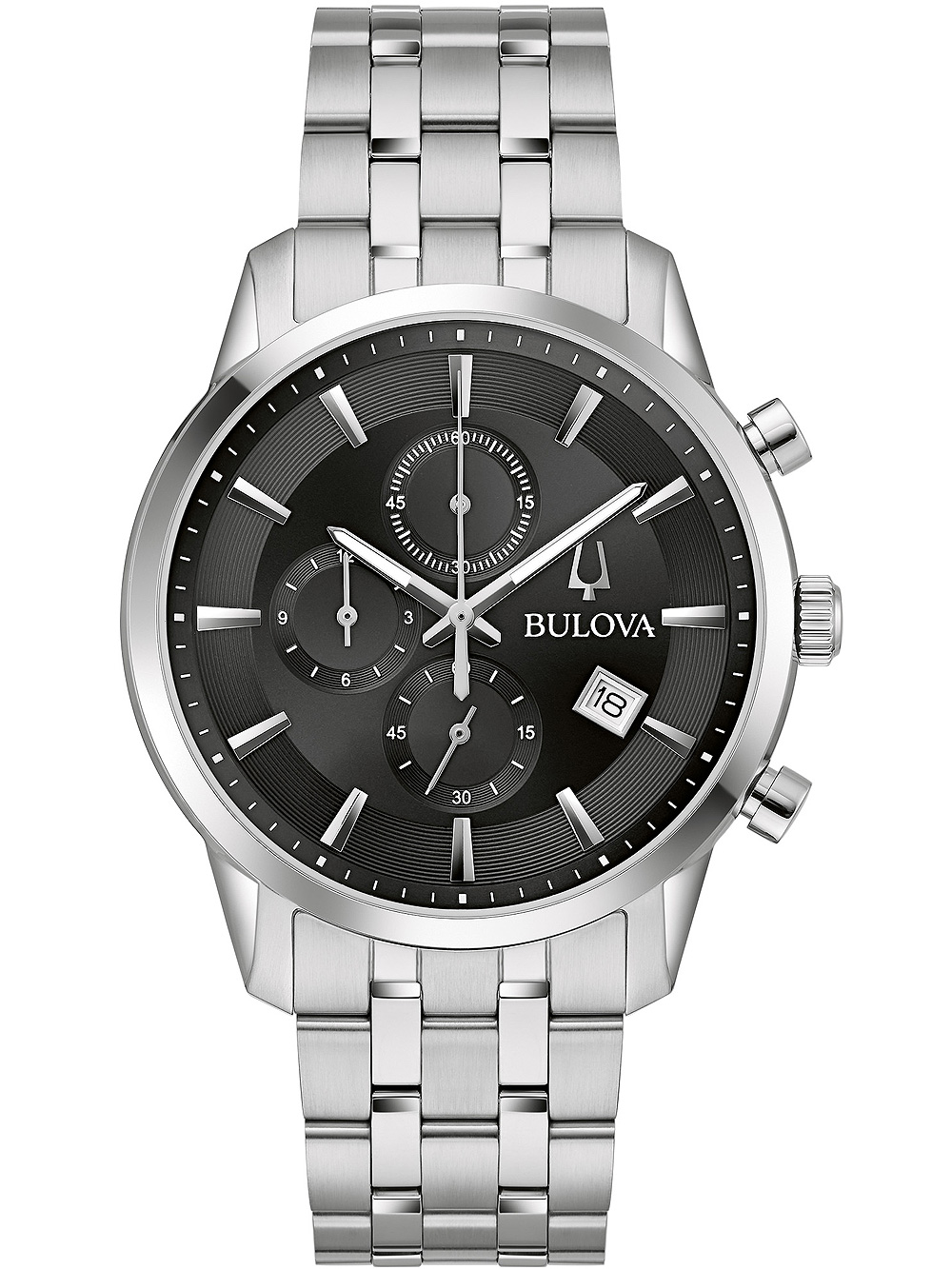 Bulova 96B412 Sutton Chronograph Mens Watch 41mm 3ATM