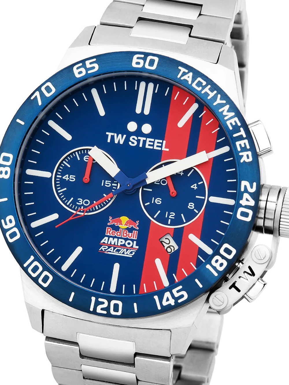 TW-Steel CS121 Red Bull Ampol Racing Chronograph Mens Watch 45mm 10ATM