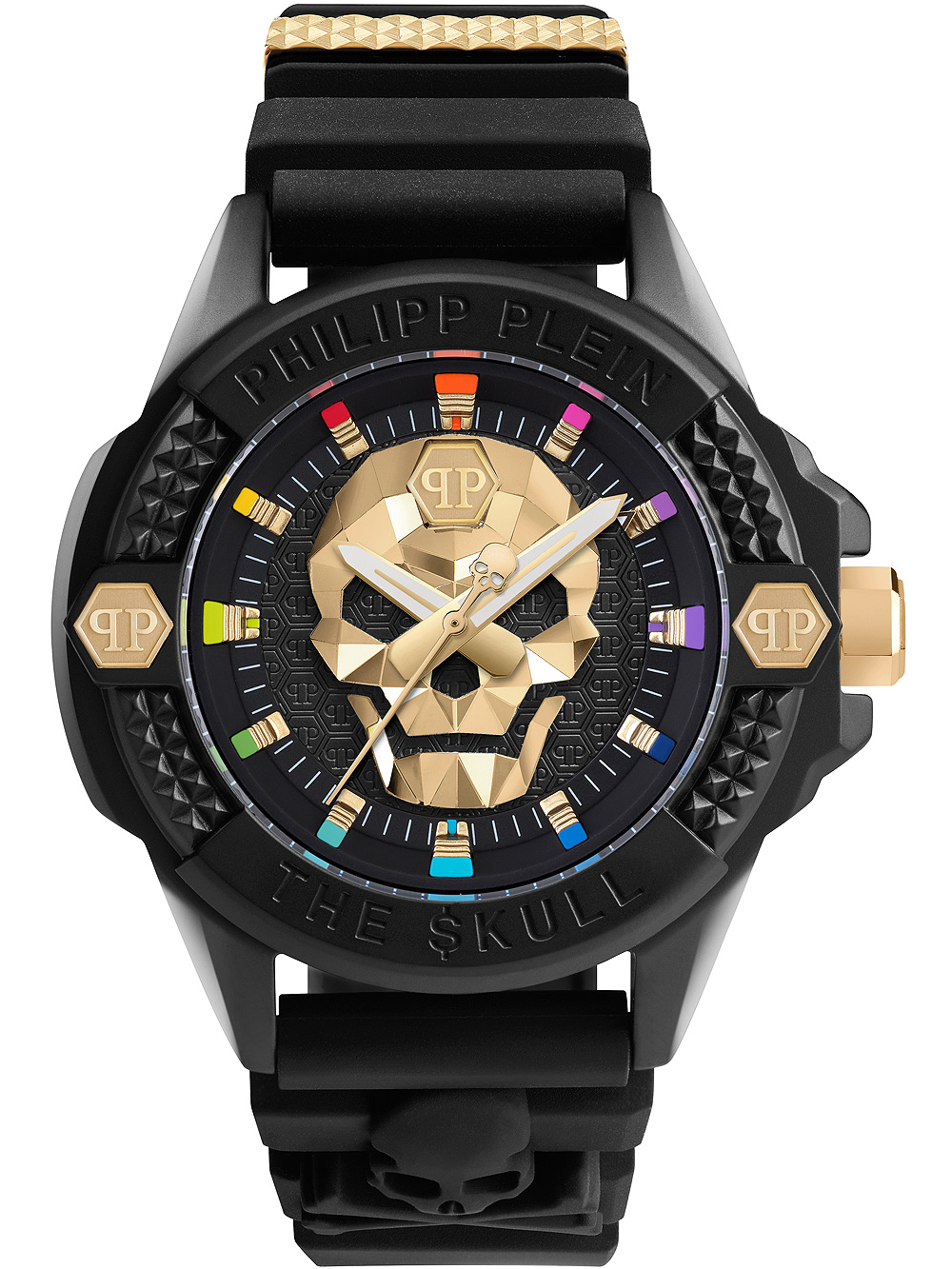 Philipp Plein PWUBA0223 The $kull Ecoceramic Mens Watch 44mm 5ATM