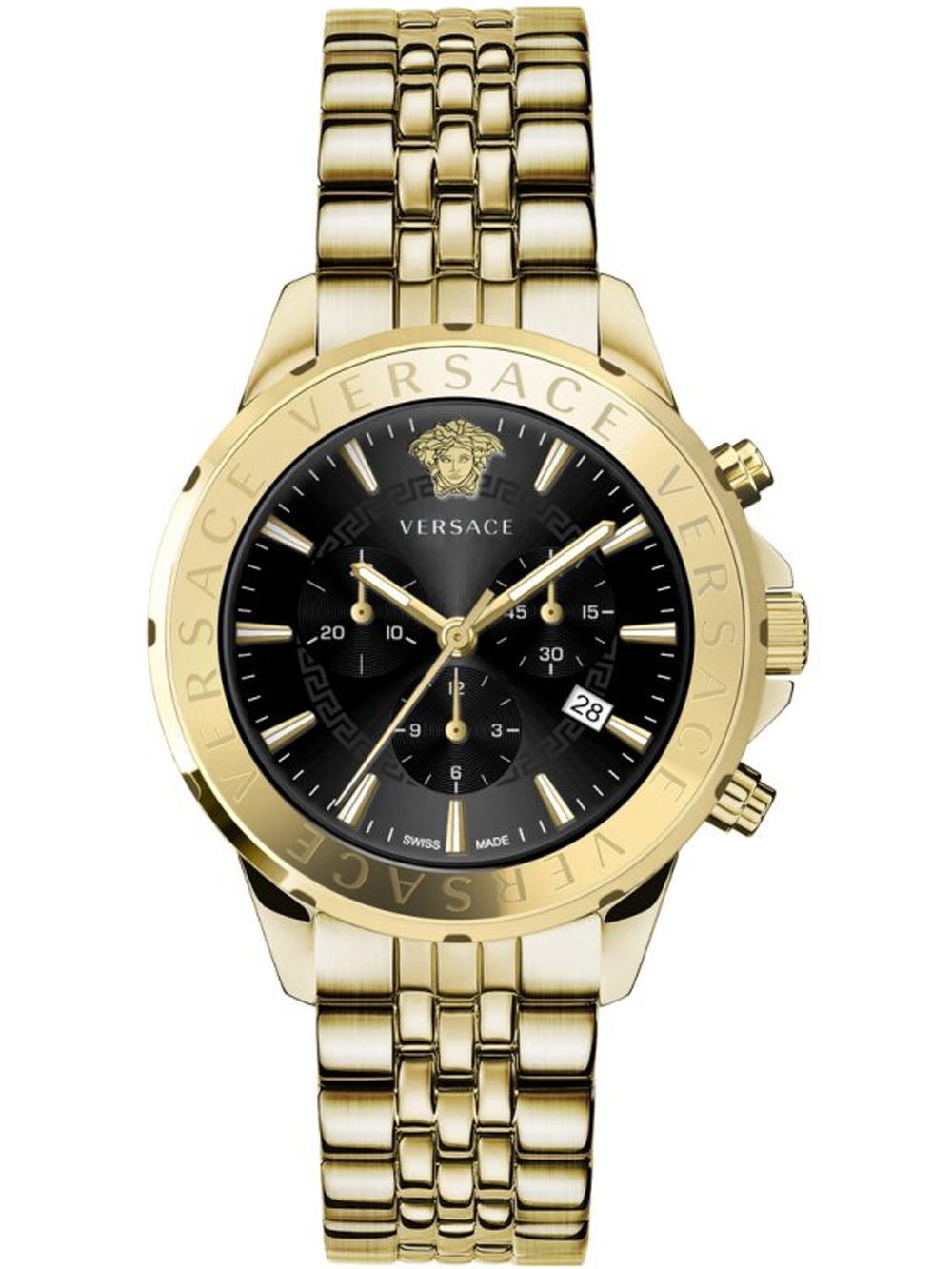 Versace VEV602123 Signature Chronograph Mens Watch 44mm 5ATM