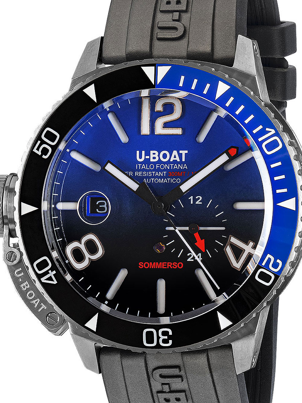 U-Boat 9519 Sommerso Automatic Mens Watch 46mm 30ATM