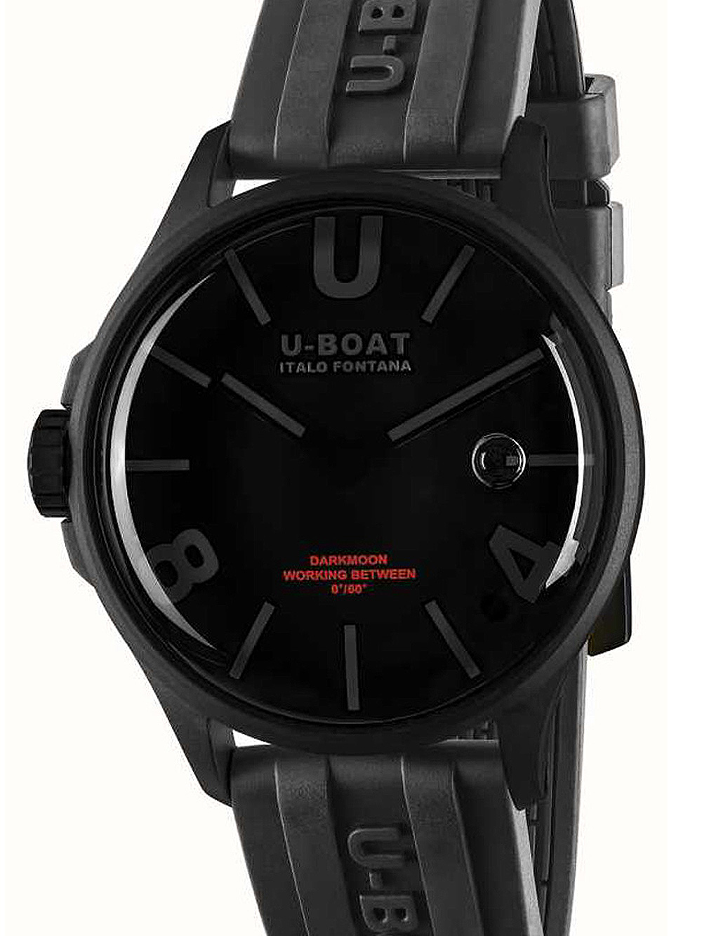 U-Boat 9545 Darkmoon Black PVD Mens Watch 40mm 5ATM