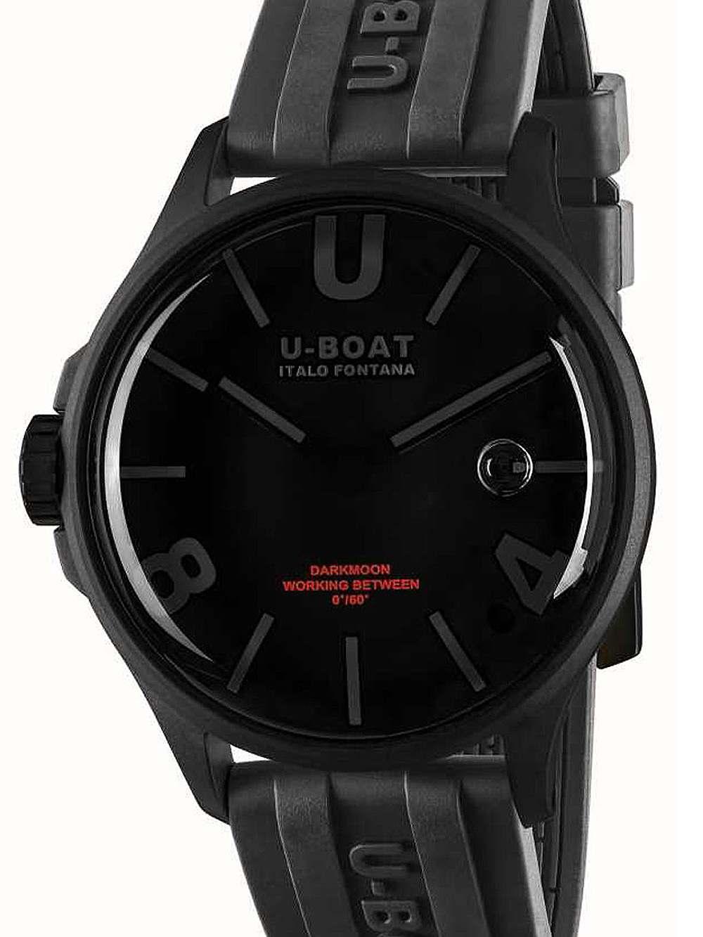 U-Boat 9544 Darkmoon Black PVD Mens Watch 44mm 5ATM