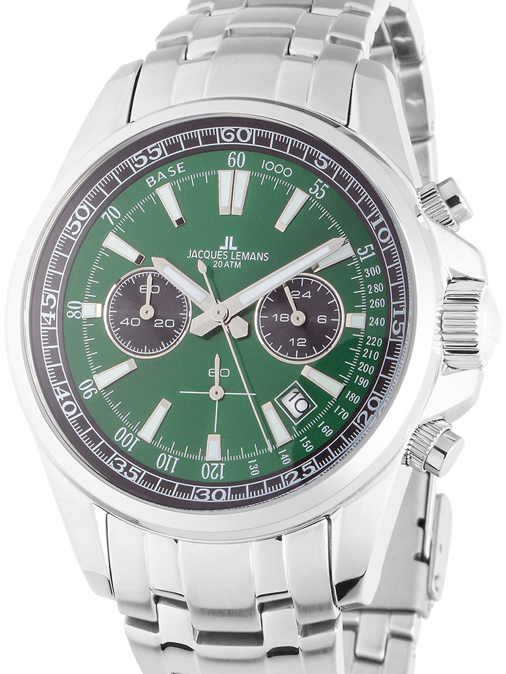 Jacques Lemans 1-2117ZD Liverpool Mens Chronograph 44mm 20ATM