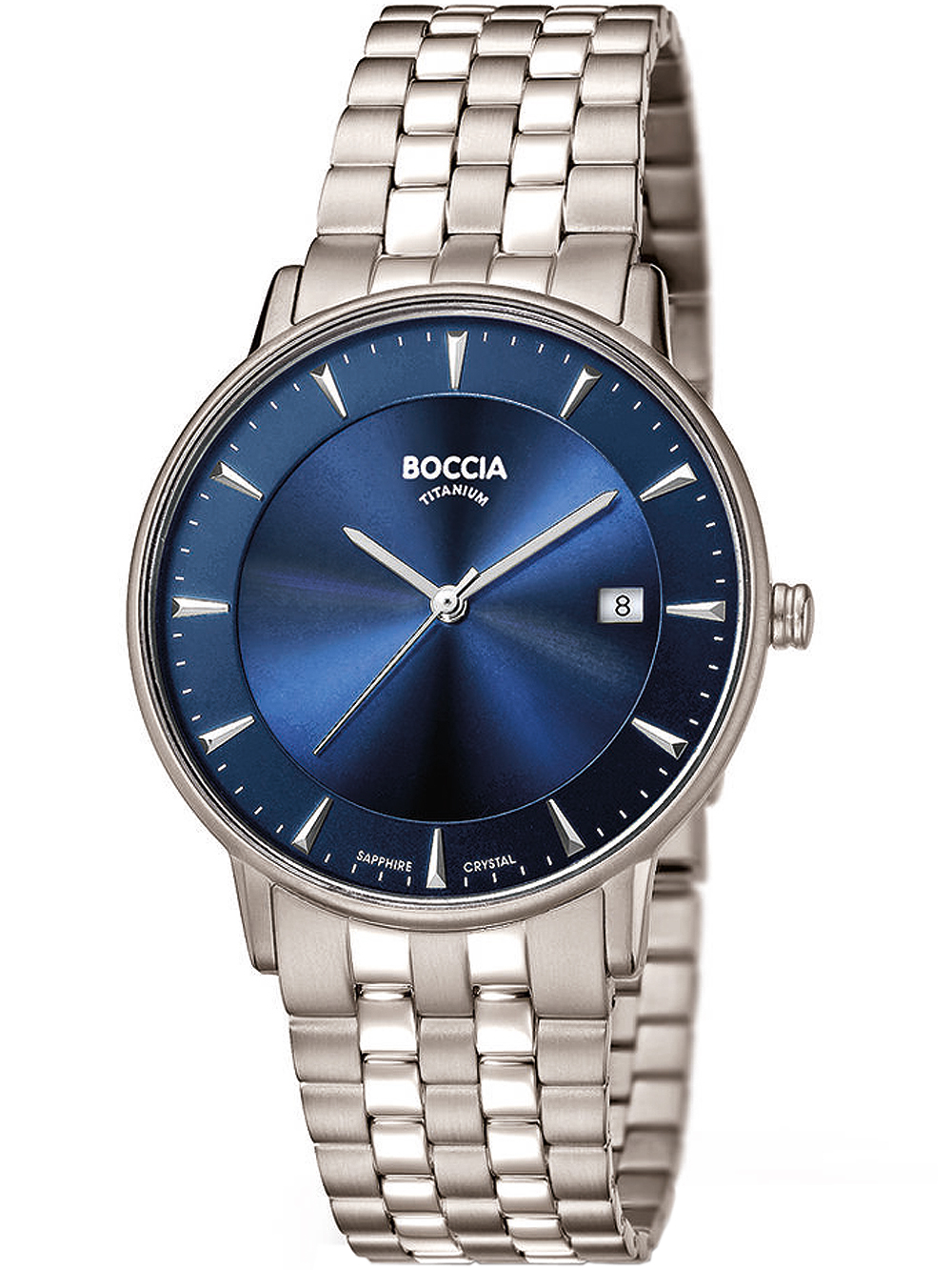 Boccia 3607-03 men`s watch titanium 39mm 5ATM