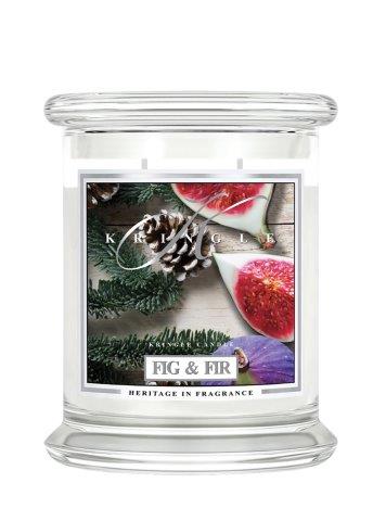 Dišeča sveča Kringle Candle Fig & Fir medium 2-wick (411 g)