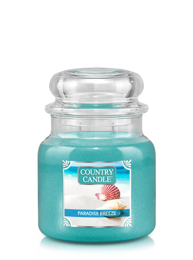 Country Candle Paradise Breeze dišeča sveča srednje velikosti 2 stenja (453 g)