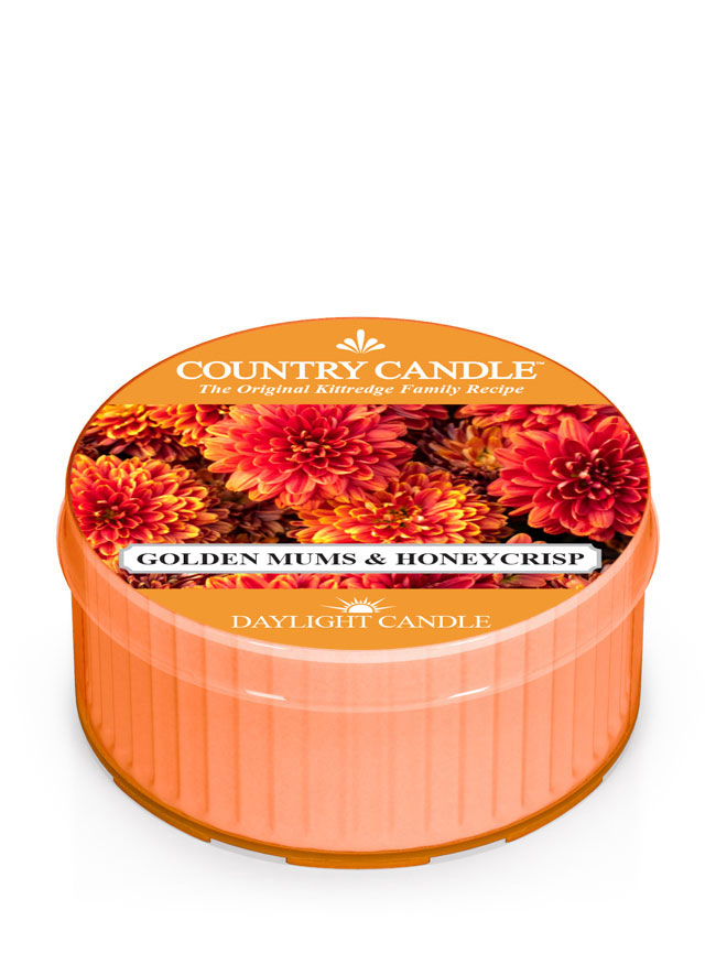 Dišeča sveča Country Candle Golden Mums & Honey Crisp Tonka (42 g)