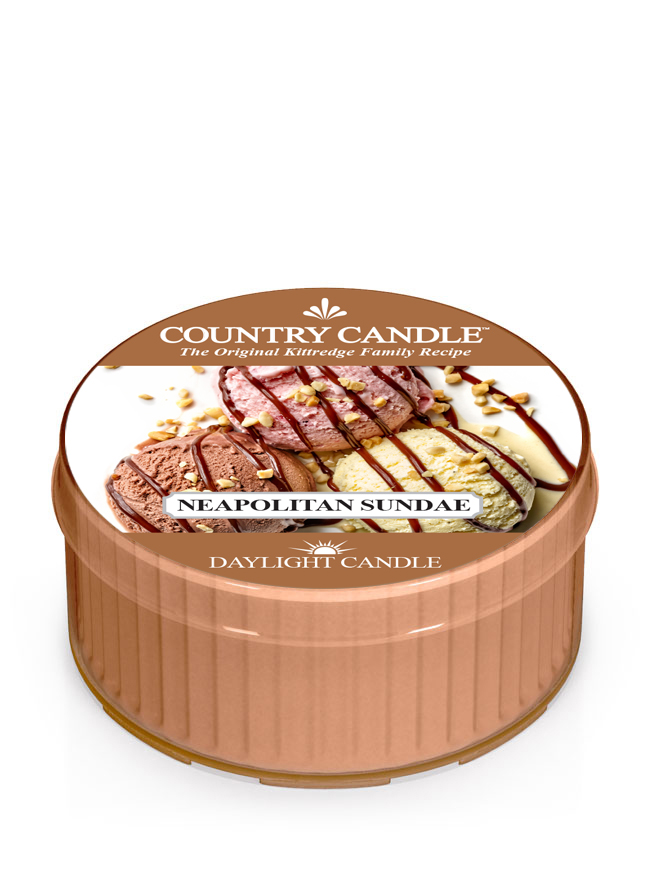 Dišeča sveča Country Candle Neapolitan Sundae (42 g)