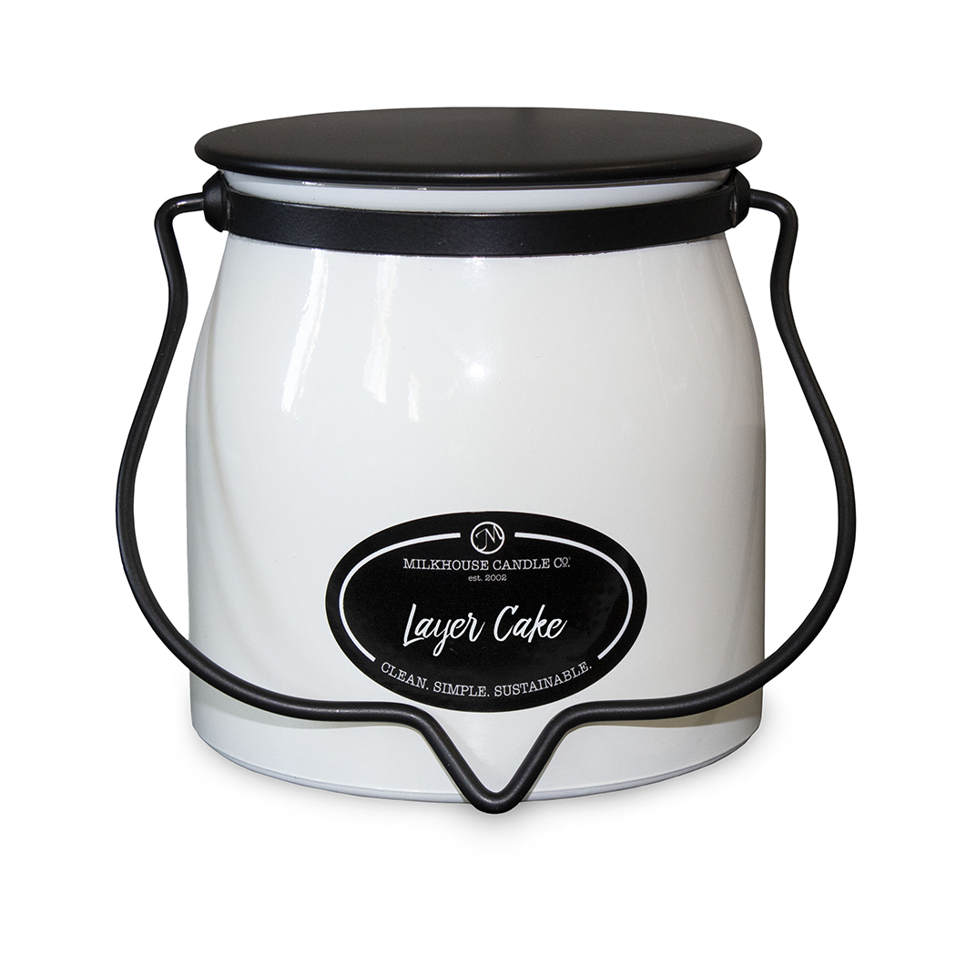 MILKHOUSE CANDLE Layer Cake dišeča sveča KOZAREC ZA MASLO 2 stenja (454 g)