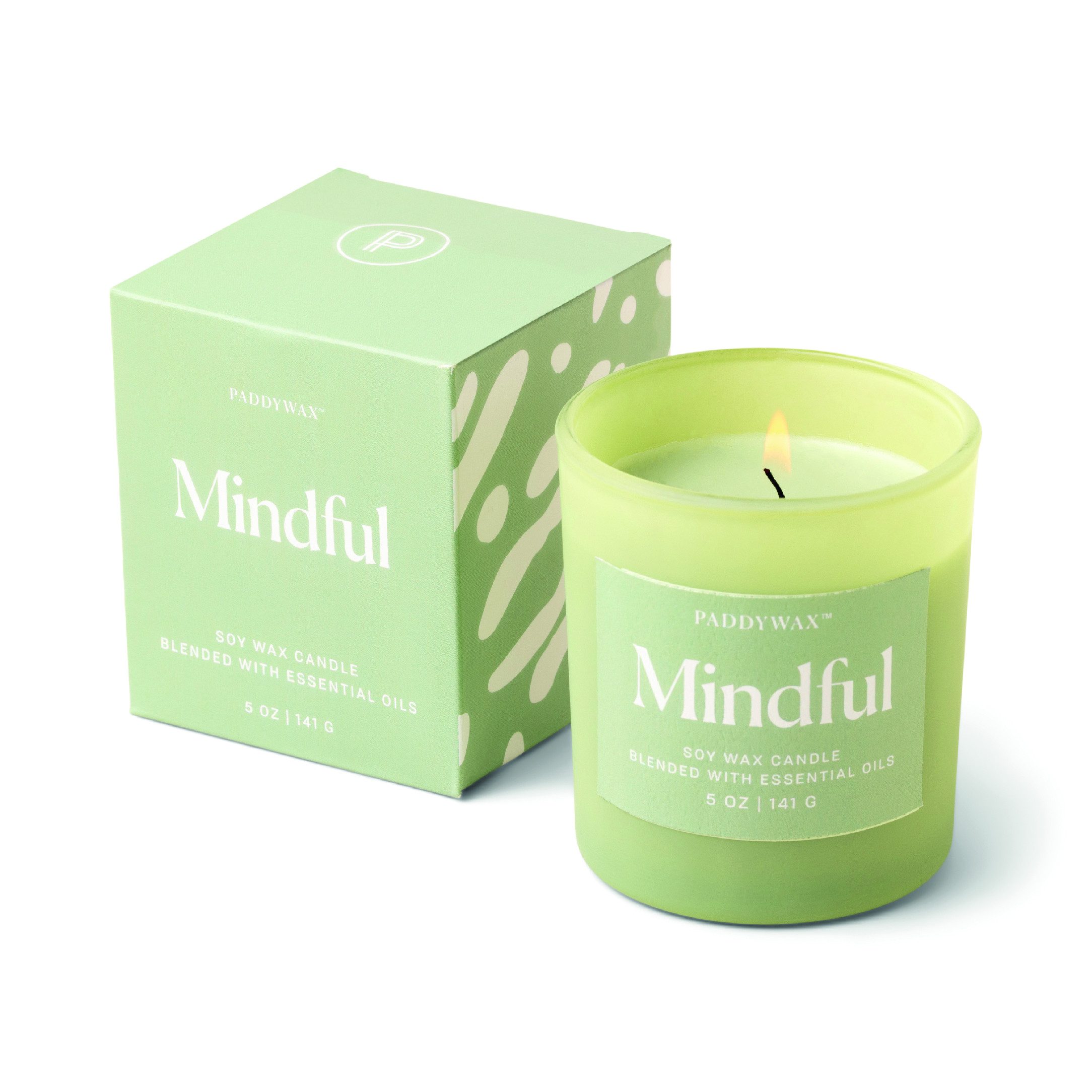 Paddywax WELLNESS Matcha Green - Mindful dišeča sveča 5 oz / 141 g