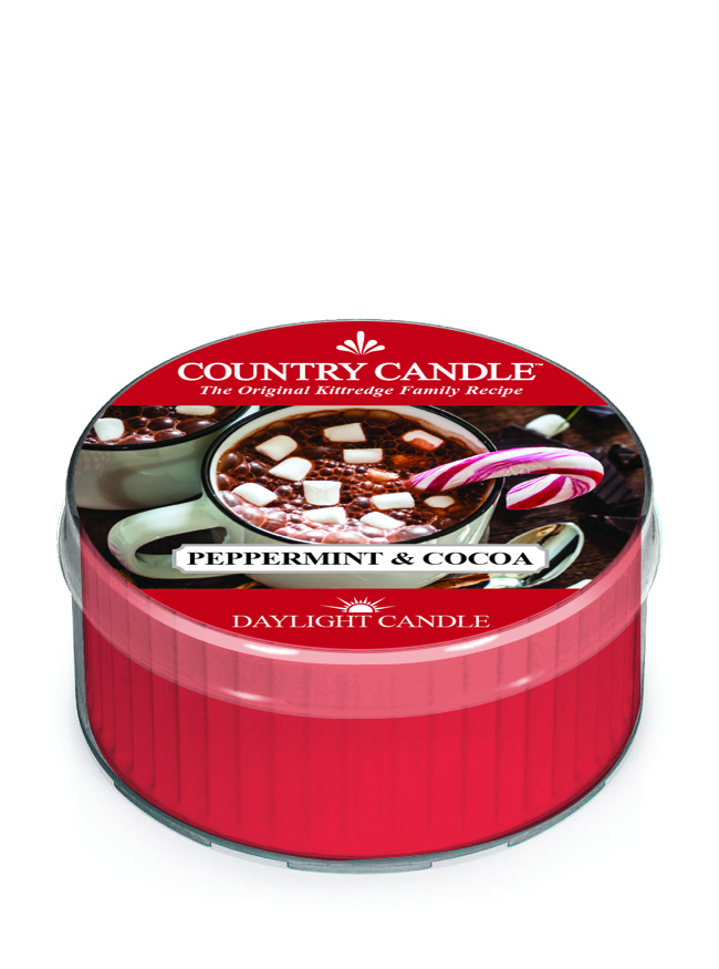 Dišeča sveča Country Candle Peppermint Cocoa (42g)