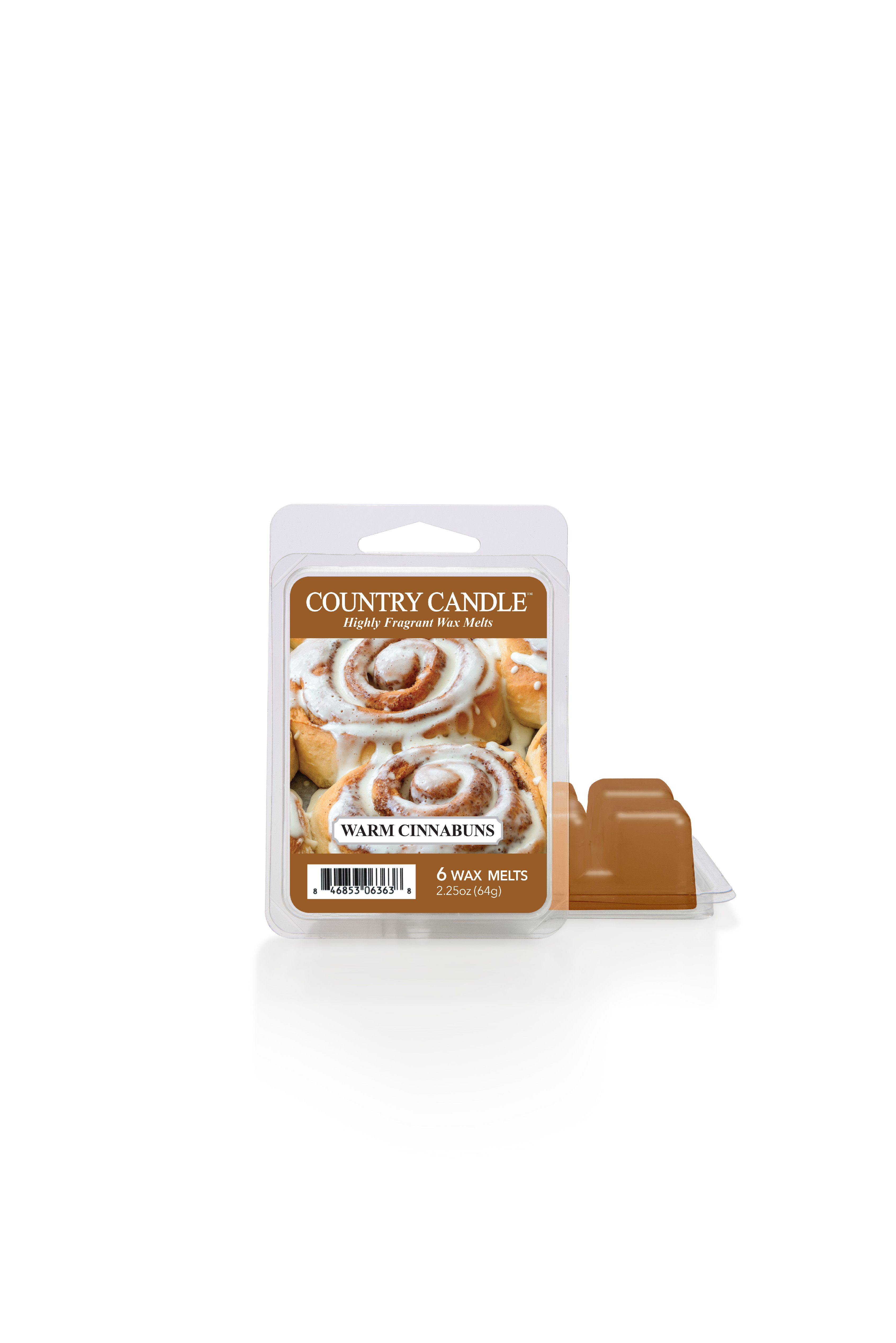 Dišeči vosek Country Candle Warm Cinnabuns (64g)