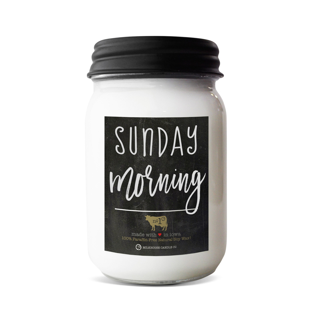 MILKHOUSE CANDLE dišeča sveča Sunday Morning Farmhouse Jar (368 g)