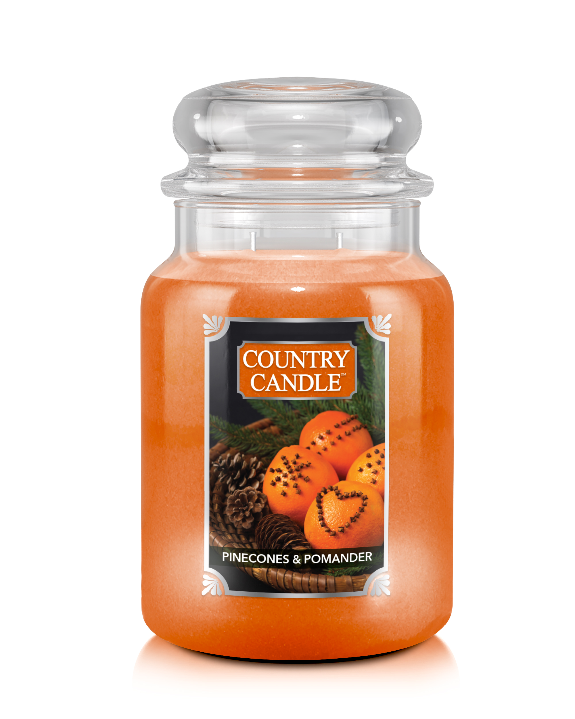 Country Candle Pinecone & Pomander velika 2 stenjeva dišeča sveča (737 g)