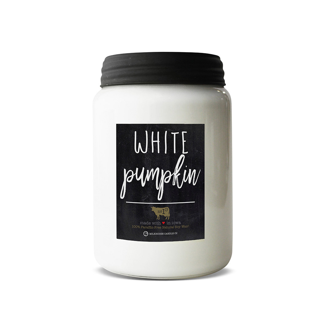 MILKHOUSE CANDLE Dišeča sveča White Pumpkin Farmhouse Jar (737 g)