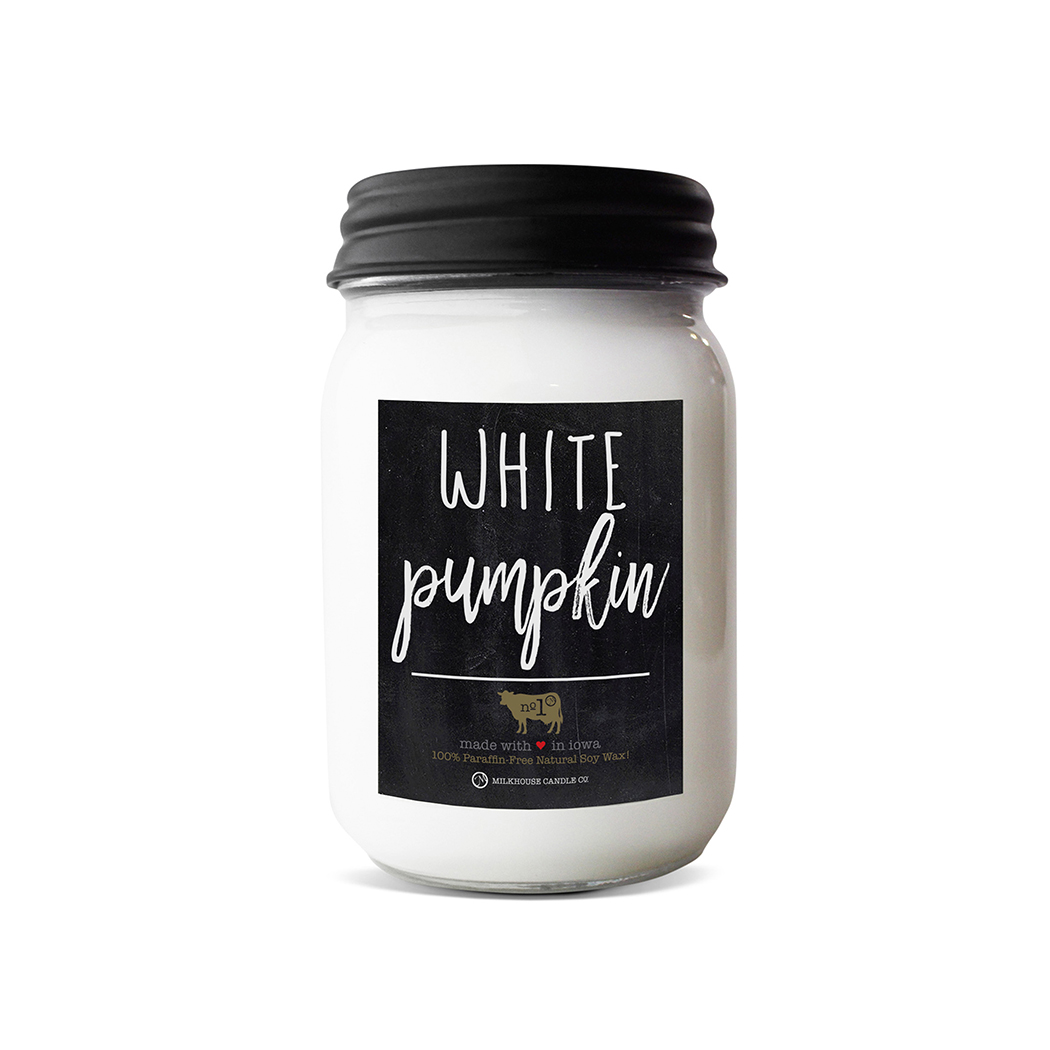 MILKHOUSE CANDLE Dišeča sveča White Pumpkin Farmhouse Jar (368 g)