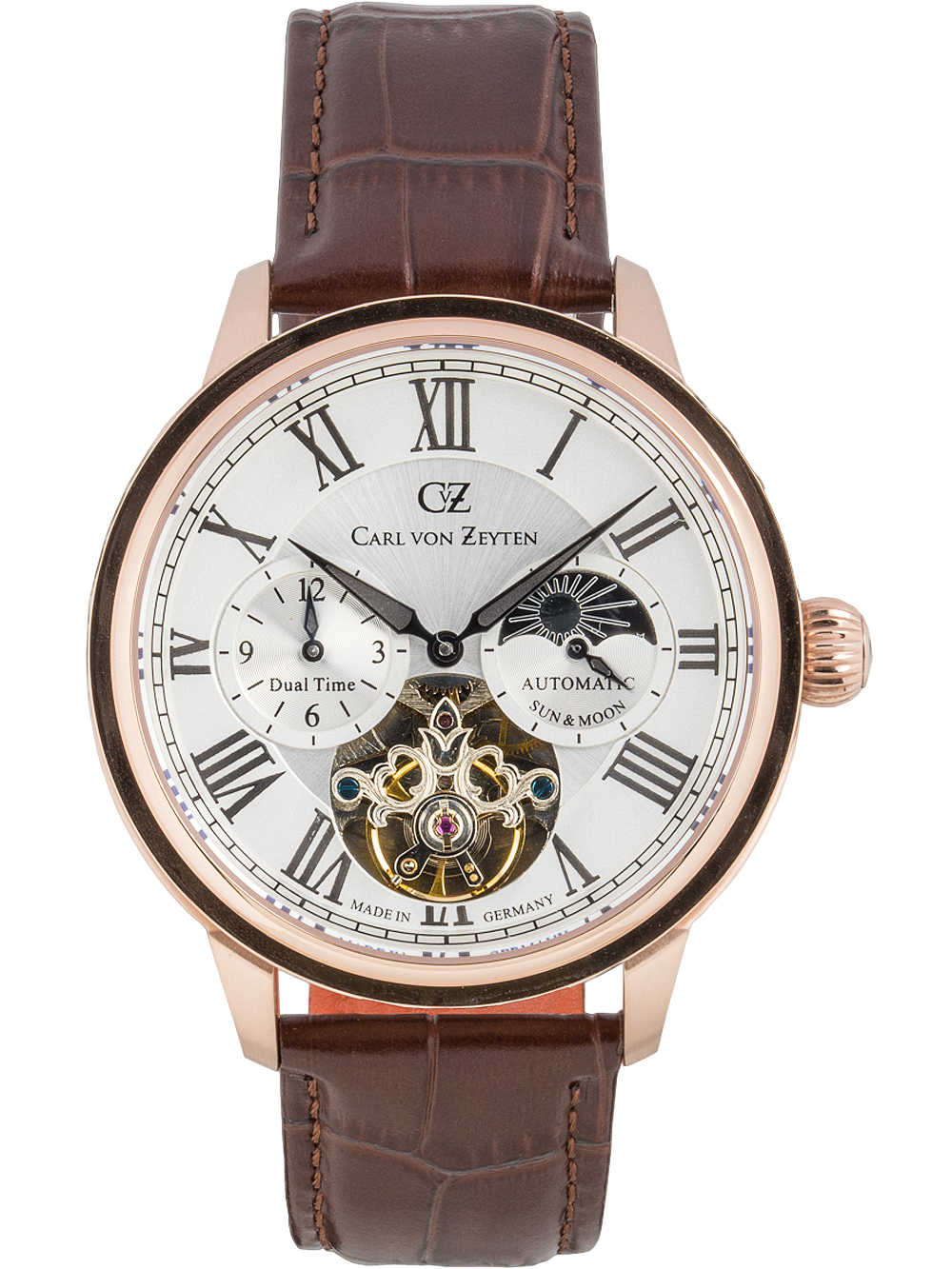 Carl von Zeyten CVZ0081RCRS Schiltach Automatic Dual Time 46mm 10ATM