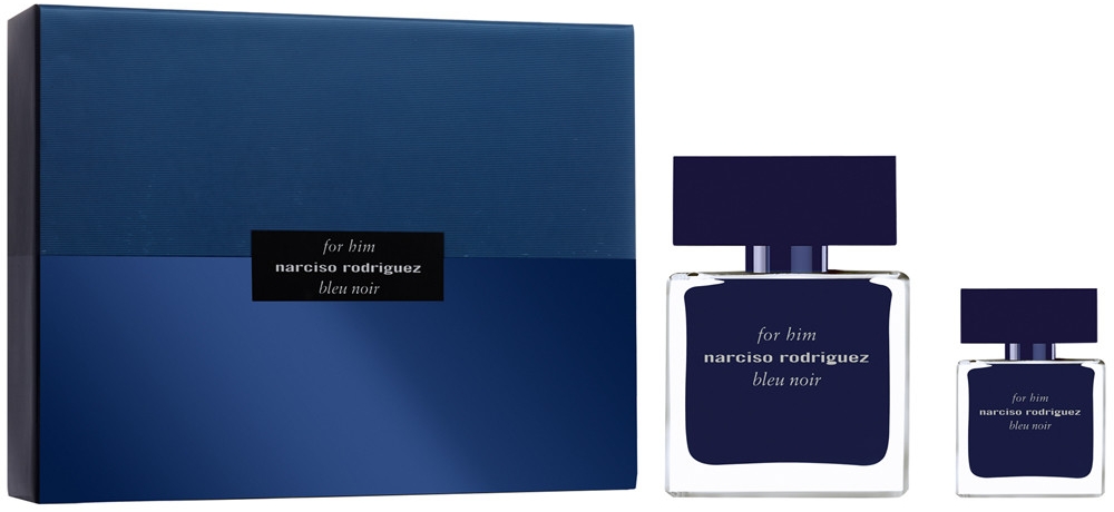 Narciso Rodriguez for Him Bleu Noir darilni set, toaletna voda 100 ml + toaletna voda 10 ml