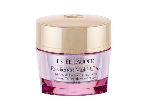 Vyživujúci krém na tvár a dekolt pre suchú pleť SPF 15 Resilience Multi-Effect (Tri Peptide Face And Neck Creme) 50 ml