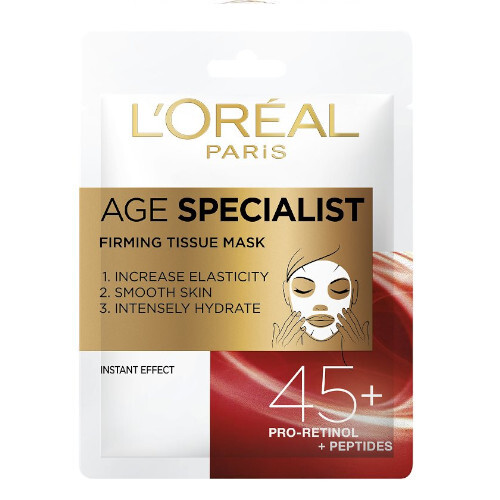 Textilná maska pre okamžité spevnenie a vyhladenie pleti Age Specialist 45+ (Firming Tissue Mask) 1 ks